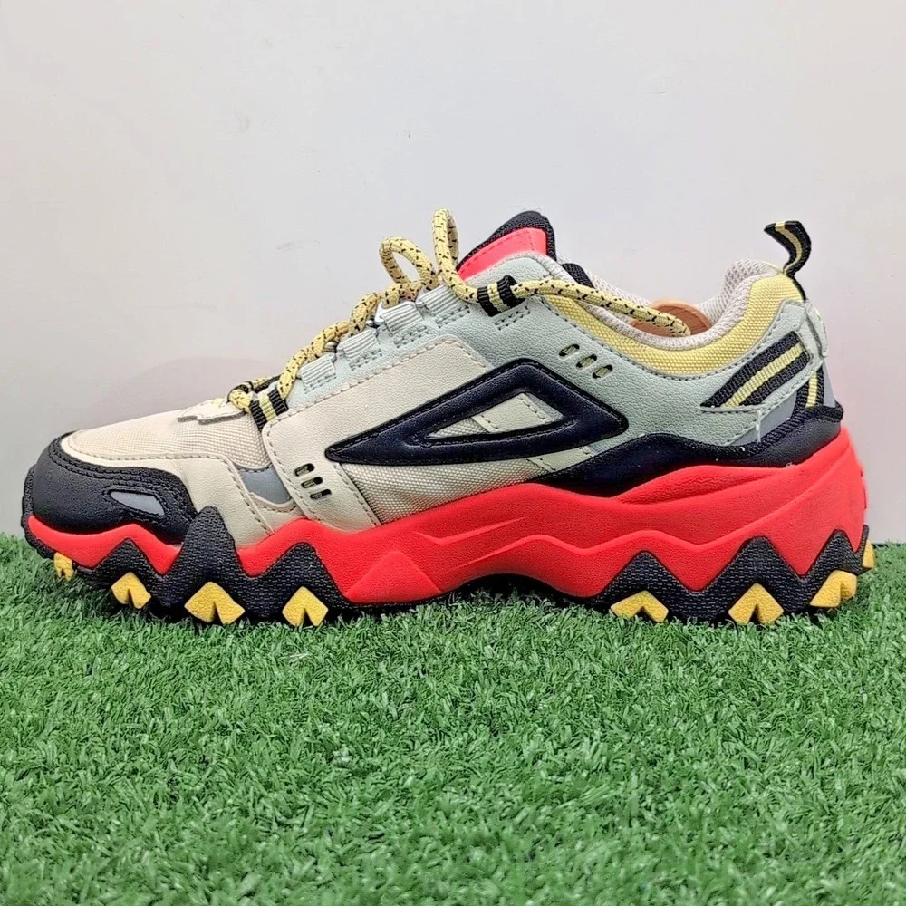 Fila Trail Running Hiking Shoes Women's‎ 6 M Oakmont Orange White 5JM00276-119